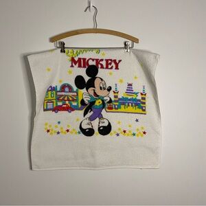 Vintage Disney Starring Mickey Mouse Cityscape 44 x 24 Multicolor Bath Towel